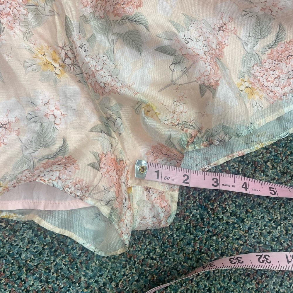 NWT STORIA Remembering Spring Floral Pleated Romper~Blush~Size M - Picture 11 of 15